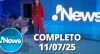 RedeTV! News (11/07/25) | Completo
