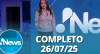 RedeTV News (26/07/25) | Completo