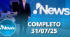 RedeTV! News (31/07/25) | Completo