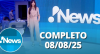 RedeTV! News (08/08/25) | Completo