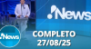 RedeTV! News (27/08/25) | Completo