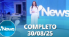 RedeTV! News (30/08/25) | Completo