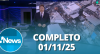 RedeTV! News (01/11/25) | Completo