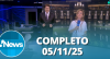 RedeTV! News (05/11/25) | Completo