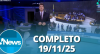 RedeTV! News (19/11/25) | Completo