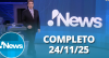RedeTV! News (24/11/25) | Completo