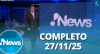 RedeTV! News (27/11/25) | Completo