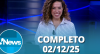 RedeTV! News (02/12/25) | Completo
