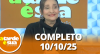 A Tarde é Sua (10/10/25) | Completo