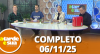 A Tarde é Sua (06/11/25) | Completo