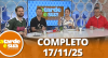 A Tarde é Sua (17/11/25) | Completo