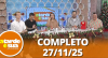 A Tarde é Sua (27/11/25) | Completo