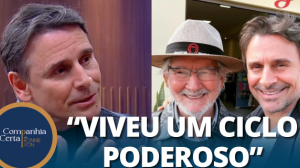 Murilo Rosa se emociona ao recordar falecimento do pai: "Aconteceu rápido"