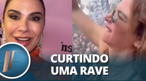 Luciana Gimenez comenta sobre repercussão após vídeo em rave: "Só alegria"