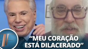 "Perdi um pai", lamenta Leão Lobo sobre morte de Silvio Santos, aos 93 anos