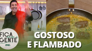 Edu Guedes ensina receita de Filé-Mignon ao molho de strogonoff