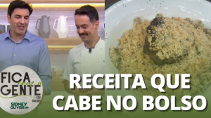 Cupim ao molho de vinho com arroz e farofa