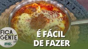 Edu Guedes uma deliciosa receita de lasanha de mortadela | Fica com a Gente