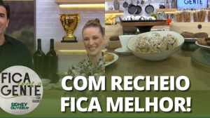 COOKIE RECHEADO: Edu Guedes e convidada ensinam a receita perfeita