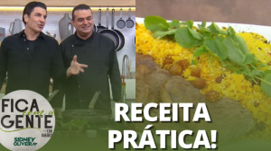 Contrafilé com batata salteada e farofa de alho e bacon | Fica com a Gente