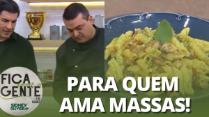 Edu Guedes e convidado fazem penne à carbonara | Fica com a Gente