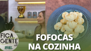 Edu Guedes e Sonia Abrão fazem pão de queijo vegano | Fica com a Gente