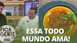 Aprenda a fazer polenta cremosa com carne moída | Fica com a Gente