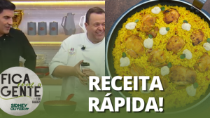 Receita de frango indiano com arroz | Fica com a Gente