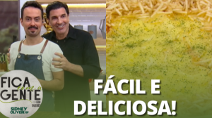 Estrogonofe de frango com palmito gratinado | Fica com a Gente