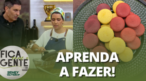 Aprenda a fazer macarons de chocolate e baunilha | Fica com a Gente