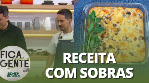 Edu Guedes ensina receita de quiche de travessa | Fica com a Gente