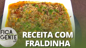 Arroz de Fraldinha desfiada | Fica com a Gente