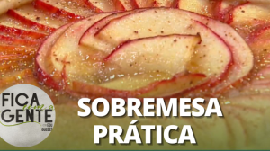 Receita de galette rústica de maçã | Fica com a Gente