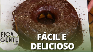 Faça o seu pedido: Bolo de cenoura com chocolate | Fica com a Gente