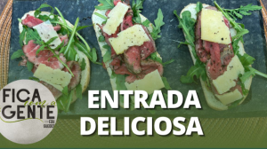 Maravilhoso carpaccio rústico