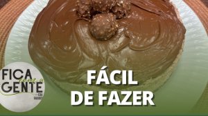 Torta de creme de avelã | Fica com a Gente