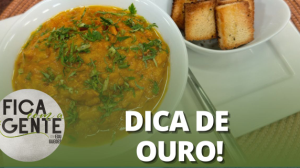 Creme de Abóbora com Carne Seca