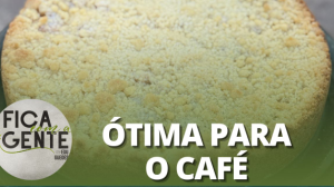 Cuca cremosa de maçã