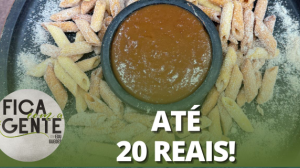 Churros de macarrão