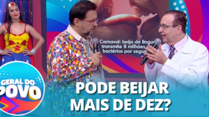 Dr. Bactéria alerta sobre os riscos de beijar muitas bocas no Carnaval