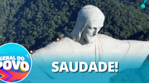 Geraldo Luis se emociona ao visitar o Cristo Redentor e lembrar da mãe