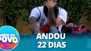 Dependente químico caminha 22 dias para encontrar Geraldo Luís na RedeTV!