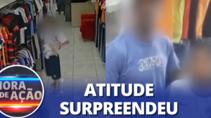 Pai descobre que filho roubou camisa e faz menor devolver: "Foi influência"