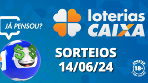 Loterias CAIXA: Lotofácil, Super Sete e mais 14/06/2024