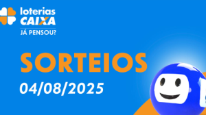 Loterias CAIXA: Quina, Super Sete e mais 04/08/2025