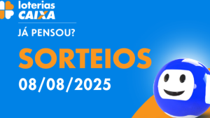Loterias CAIXA: Quina, Dupla Sena, Super Sete e mais 08/08/2025
