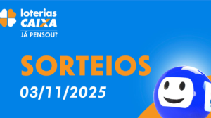 Loterias CAIXA: Quina, Super Sete e mais 03/11/2025