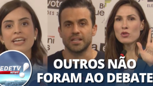 Marçal, Tabata e M. Helena criticam ausências de candidatos: "Fujões"