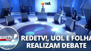 RedeTV!, Uol e Folha realizam debate entre os candidatos à prefeitura de SP