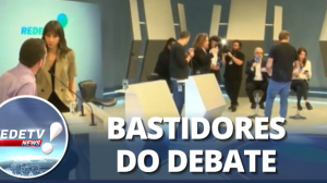 Veja os bastidores do debate na RedeTV!